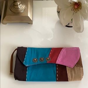Patchwork clutch Istanbul multicolored